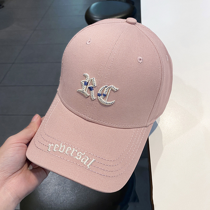 Fashion Pink 3d Embroidered Baseball Cap