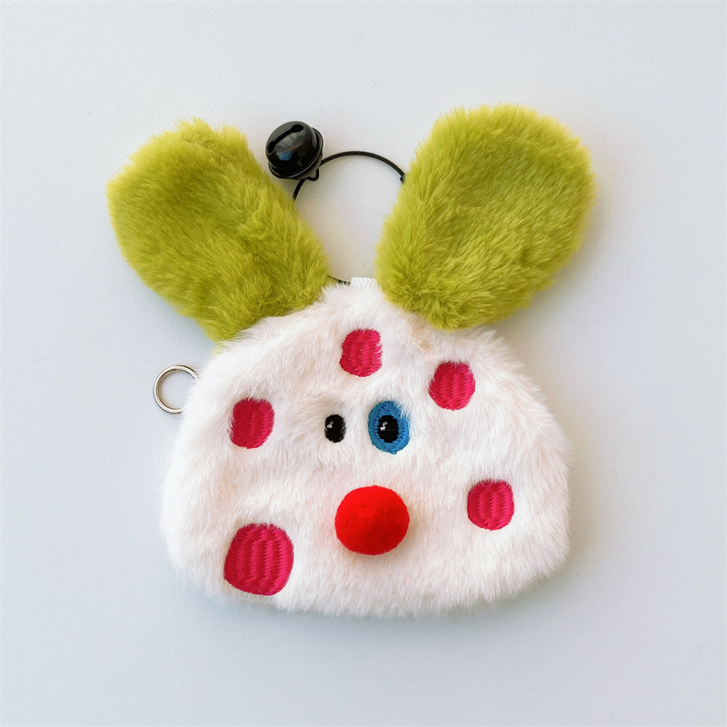 Fashion Clown Dog Plush Clown Dog Headphone Storage Bag