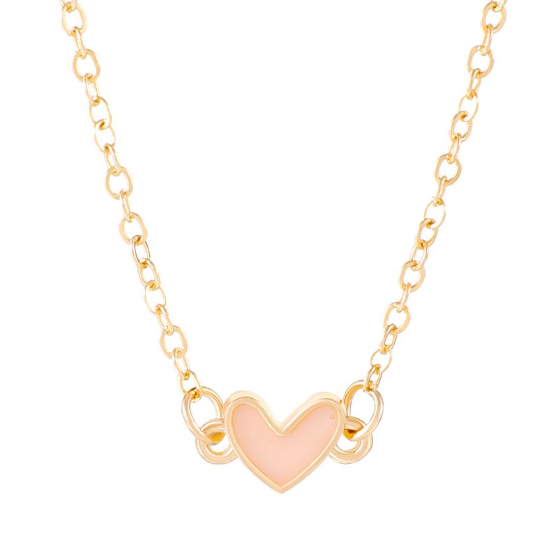 Fashion 20# Copper Gold-plated Love Necklace