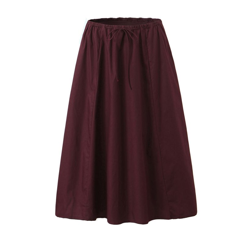 Fashion Skirt Cotton Lace-up Skirt