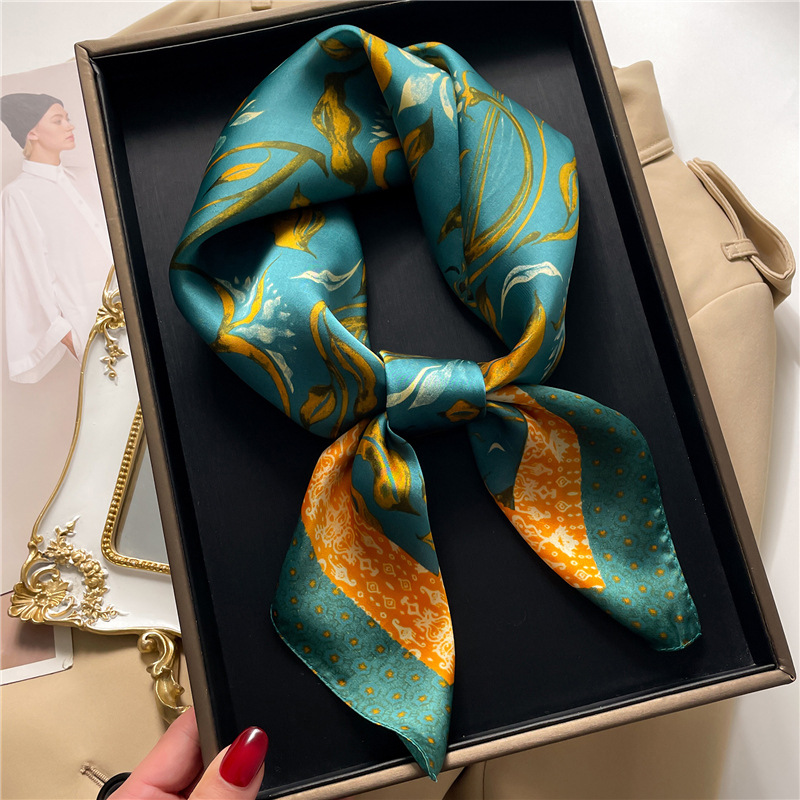 Fashion 54# Polyester Printed Square Scarf
