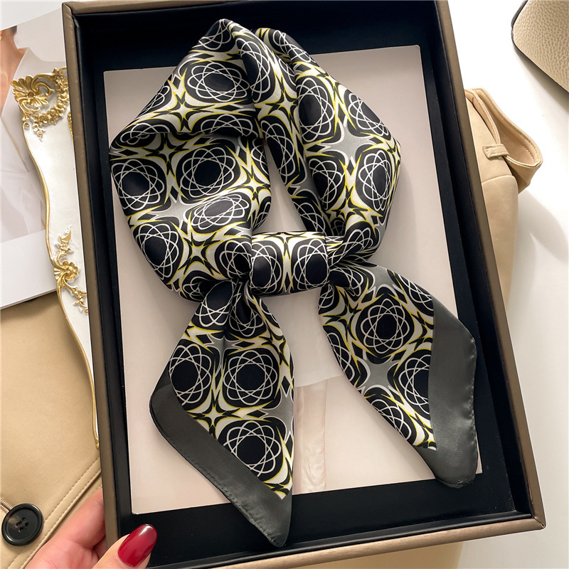 Fashion 59# Polyester Printed Square Scarf