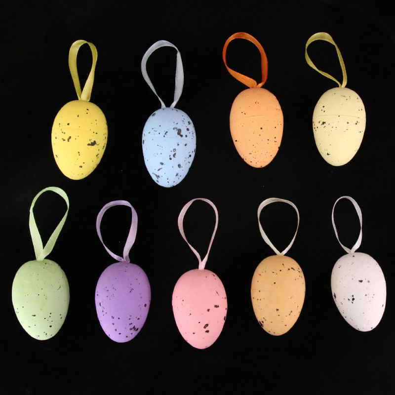 Fashion Easter Egg Pendants (9 Pieces/pack) Spotted Simulated Easter Egg Pendant