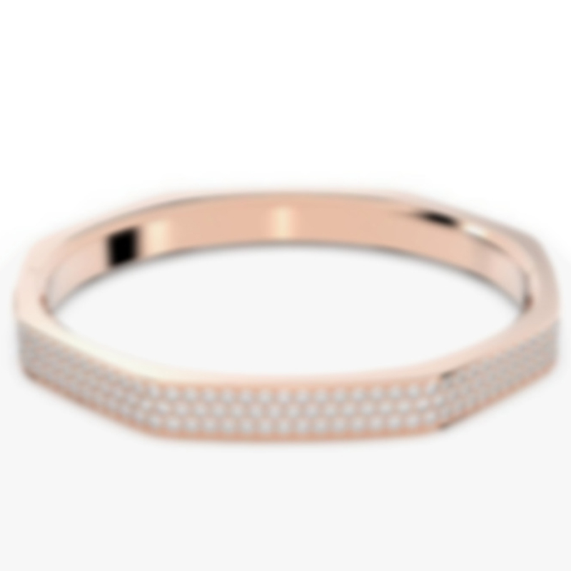 Fashion Rose Gold Bracelet Without Original Packaging Stainless Steel Diamond Octagon Bracelet