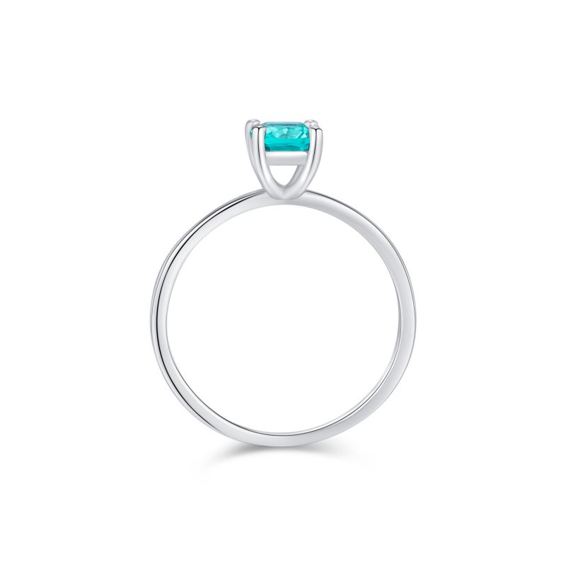 Fashion Silver Silver And Diamond Geometric Open Ring