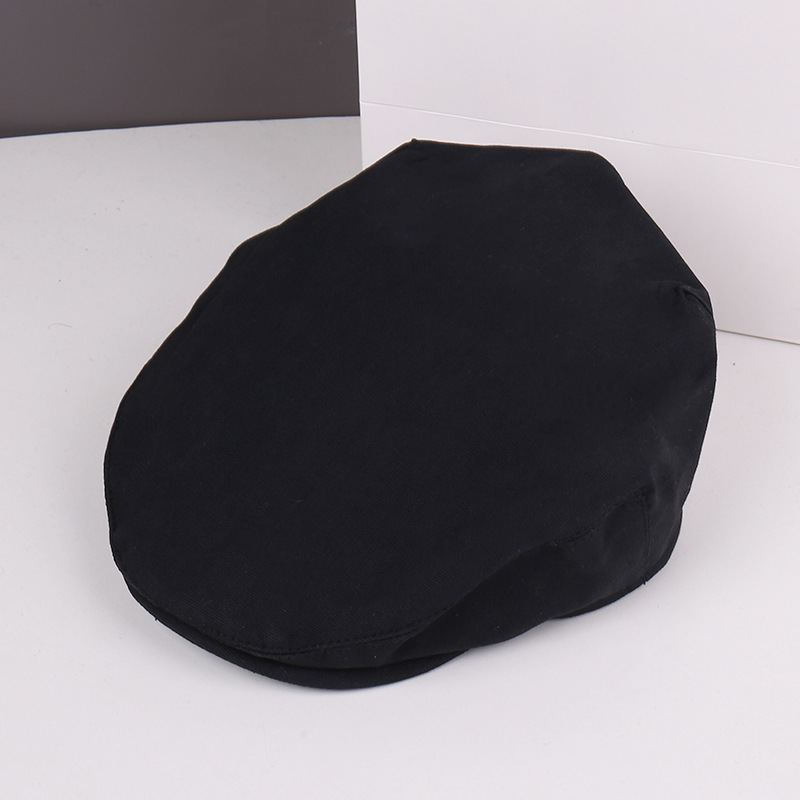 Fashion Number 7 Solid Cotton Beret