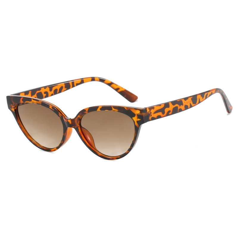 Fashion Douhua Double Tea Cat Eye Small Frame Sunglasses