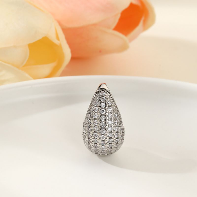 Fashion Silver Copper Diamond Drop Pendant Accessories