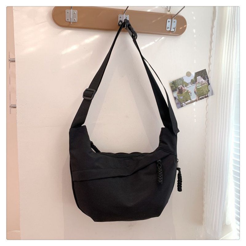Fashion Black Oxford Cloth Large Capacity Shoulder Bag