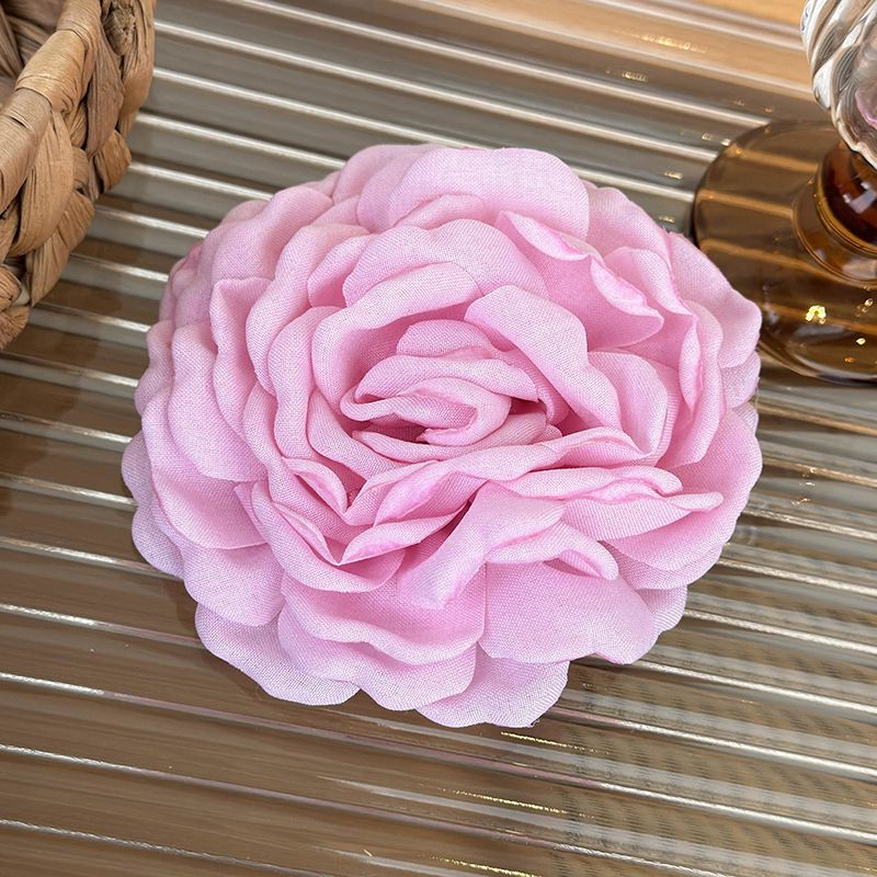 Fashion B Flowers About 12cm Duckbill Clip Fabric Flower Hairpin