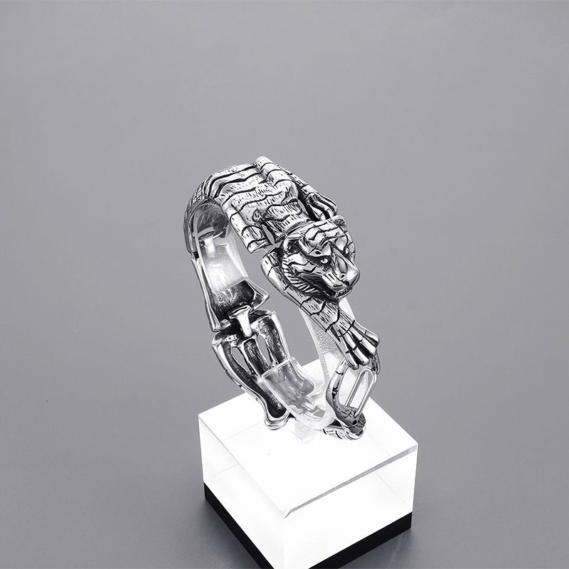 Fashion 3# Titanium Steel Geometric Men's Bracelet