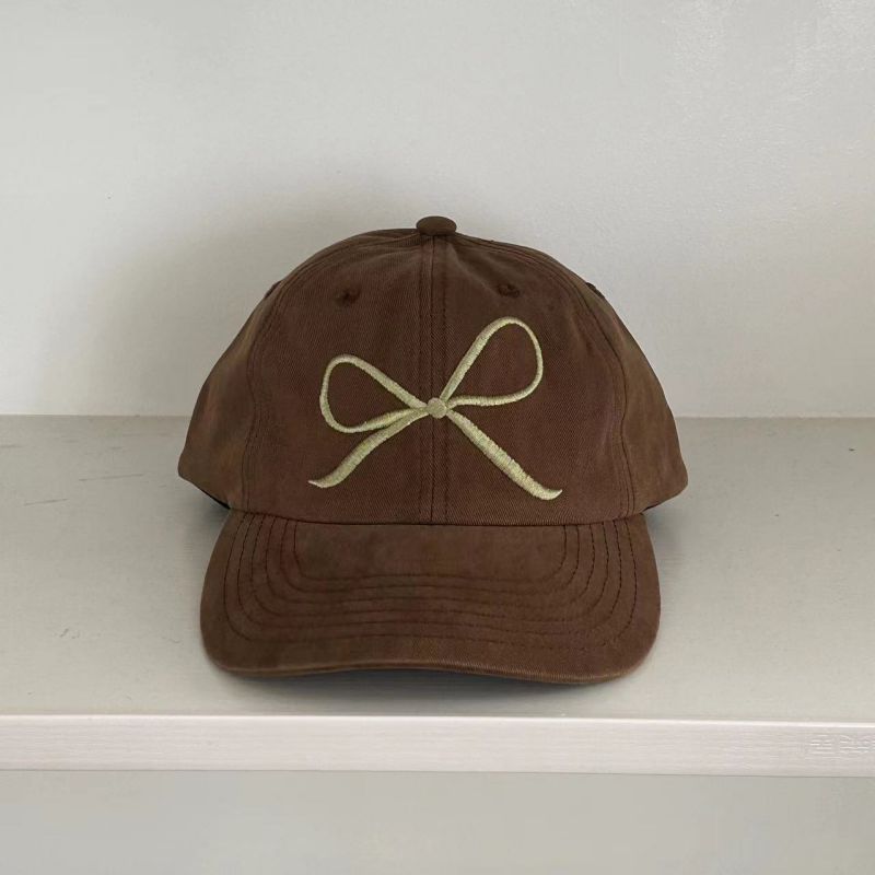 Fashion Brown Acrylic Embroidered Baseball Cap