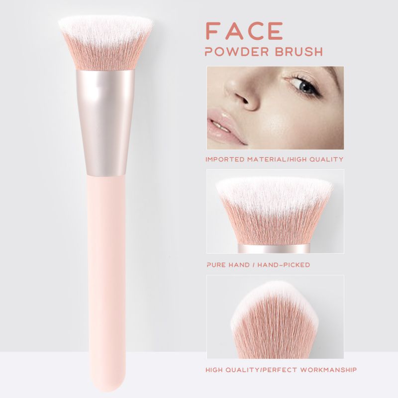 Fashion Pink Nylon Makeup Brush