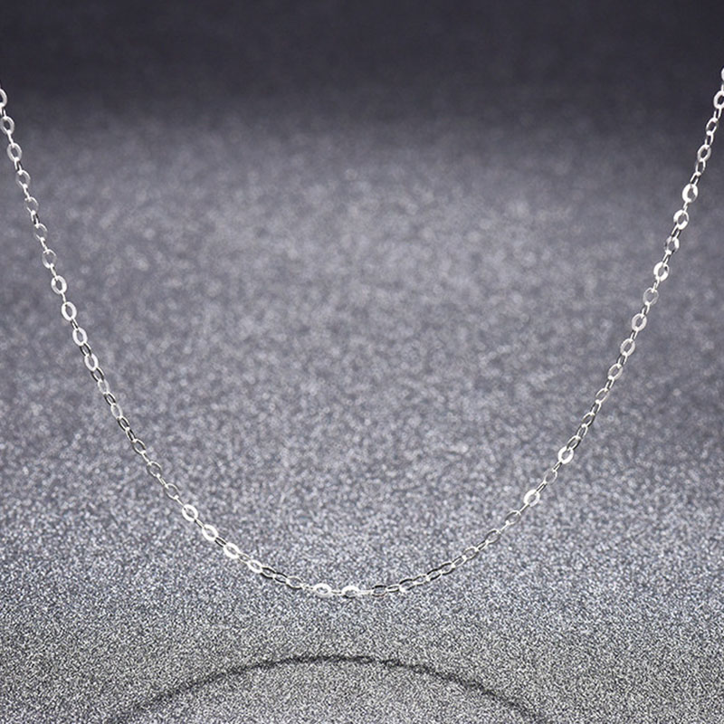 Fashion Platinum Plated Cross Chain Copper Geometric Chain Necklace