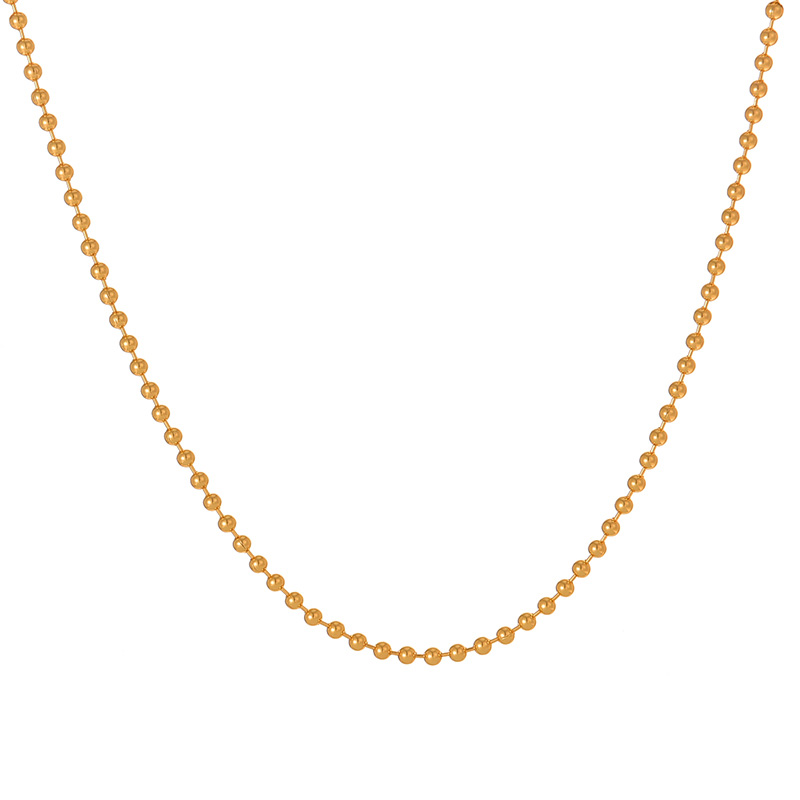 Fashion Golden 1 Copper Bead Necklace