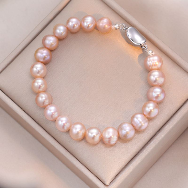 Fashion Pink Pearl Beaded Bracelet
