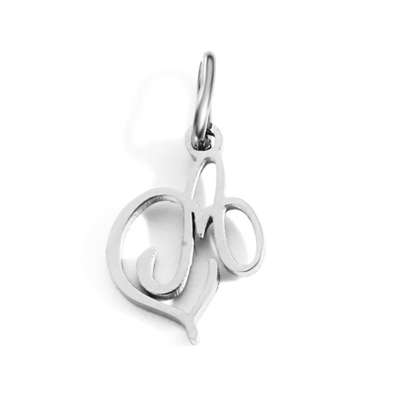 Fashion A-stainless Steel Color Stainless Steel 26 Letter Pendant