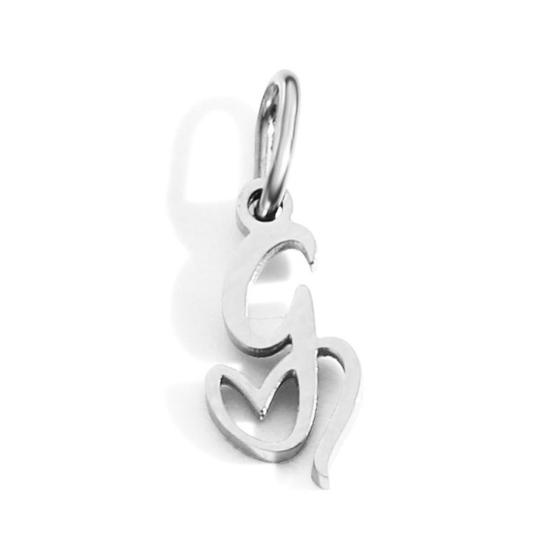 Fashion G-stainless Steel Color Stainless Steel 26 Letter Pendant
