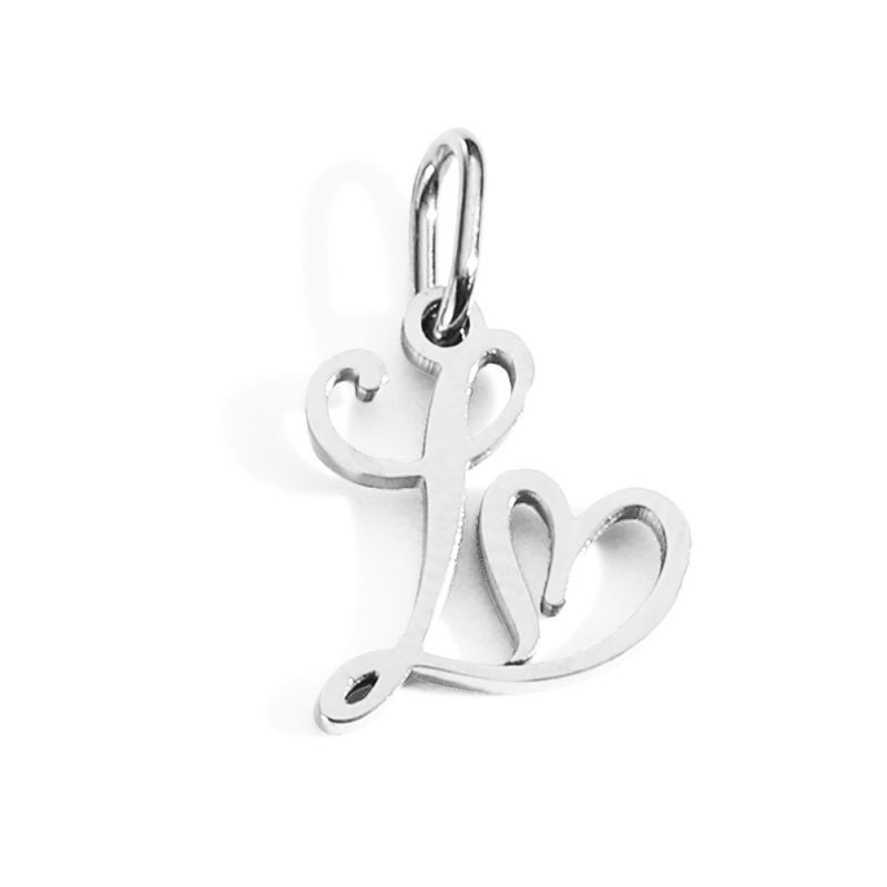 Fashion L-stainless Steel Color Stainless Steel 26 Letter Pendant