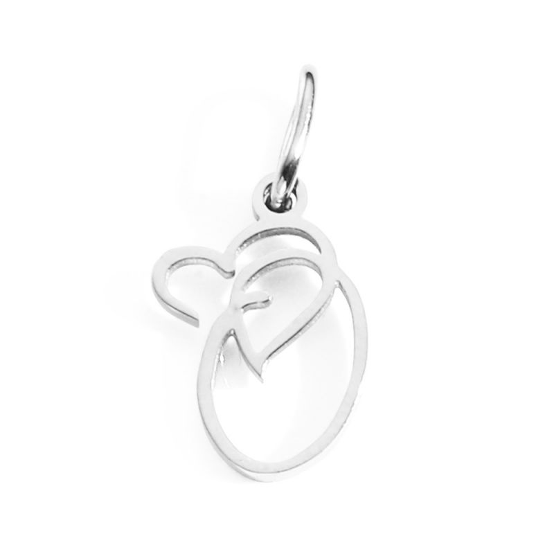 Fashion O-stainless Steel Color Stainless Steel 26 Letter Pendant