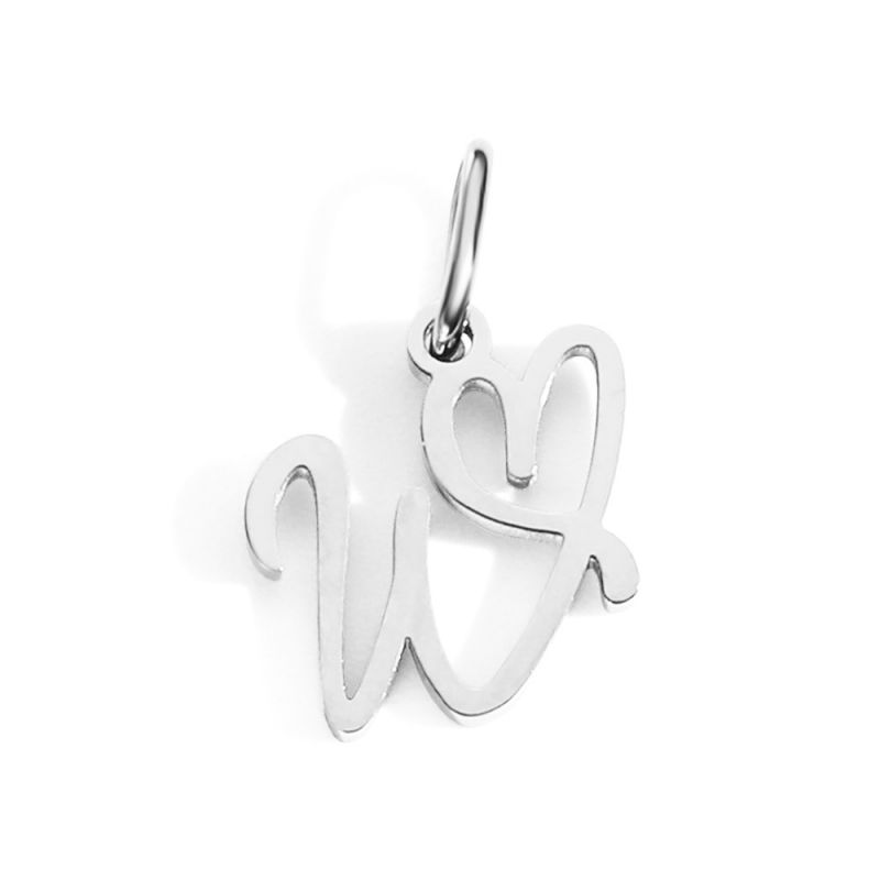 Fashion W-stainless Steel Color Stainless Steel 26 Letter Pendant