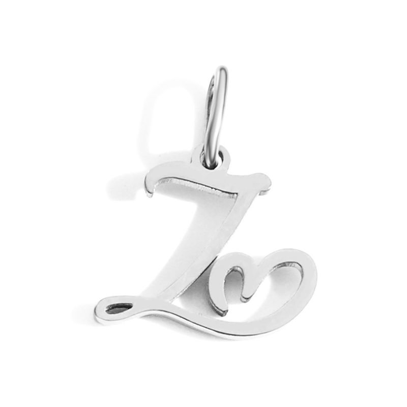 Fashion Z-stainless Steel Color Stainless Steel 26 Letter Pendant