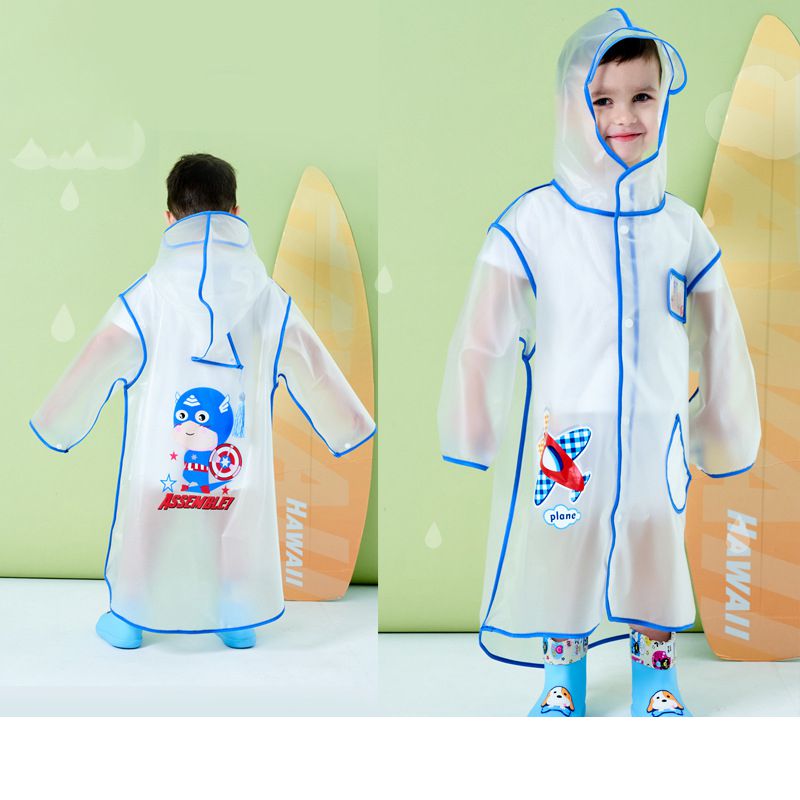 Fashion Potato Flying Man Eva Hooded Children's Raincoat