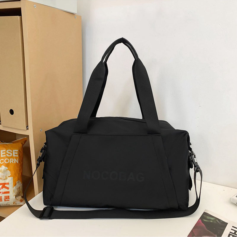 Fashion Black Nylon Large Capacity Crossbody Bag