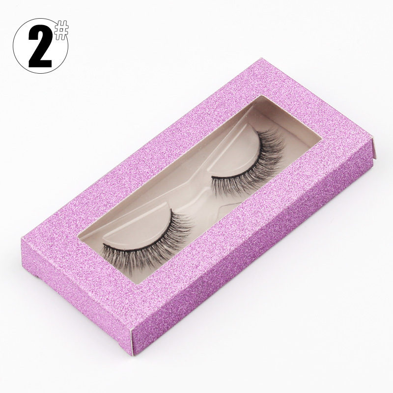 Fashion 2# (empty Box) Mink Fur False Eyelashes Packaging Box 1 Pair