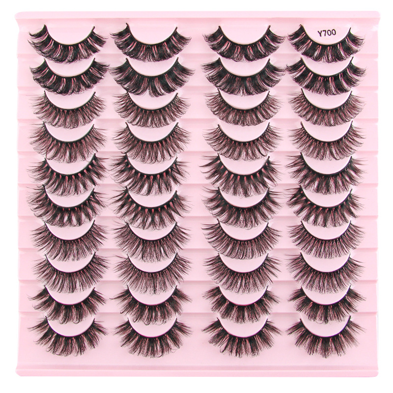Fashion (20 Pairs Packed In 5 Styles) Curly 3d False Eyelashes