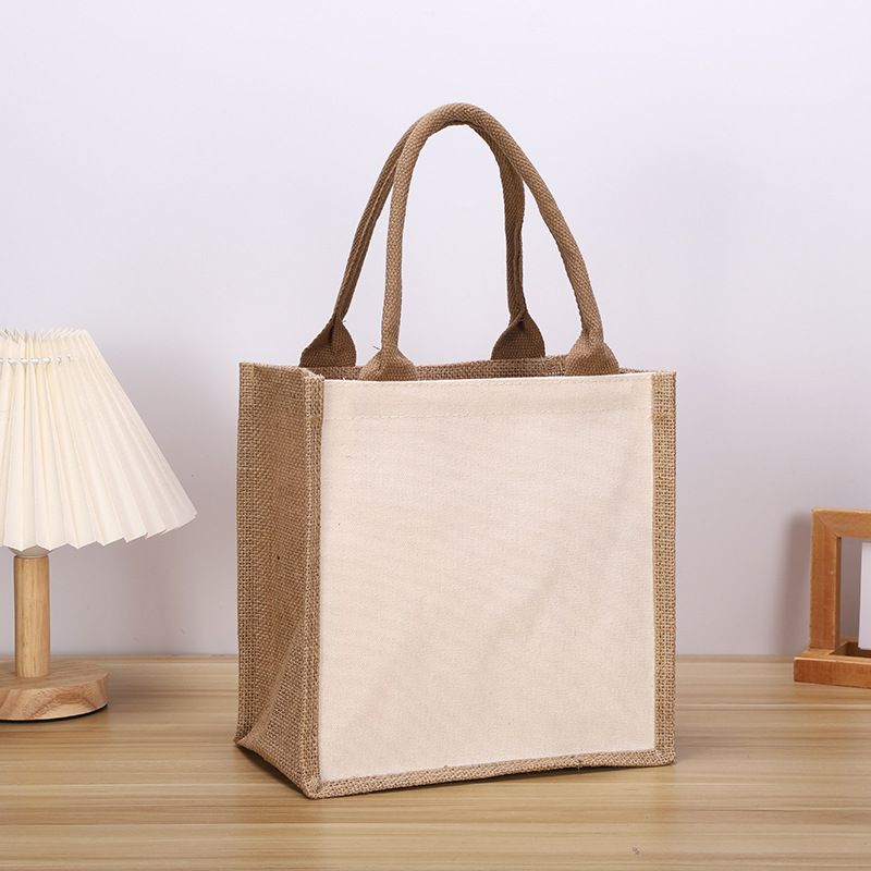 Fashion Vertical Medium Size Canvas Large Capacity Handbag