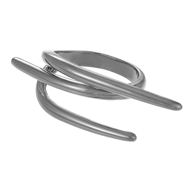 Fashion Silver 1 Copper Irregular Ring