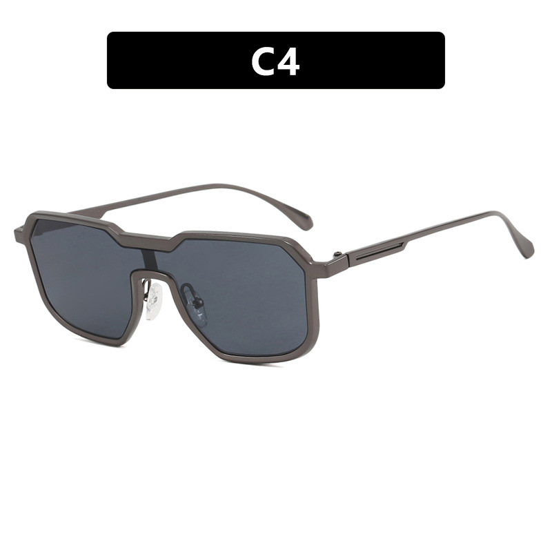 Fashion Gun Frame All Gray Pc Square Sunglasses