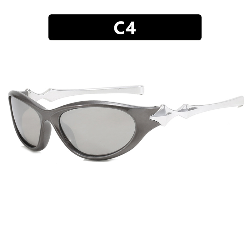 Fashion Gun Gray Mercury Ac Star Small Frame Sunglasses