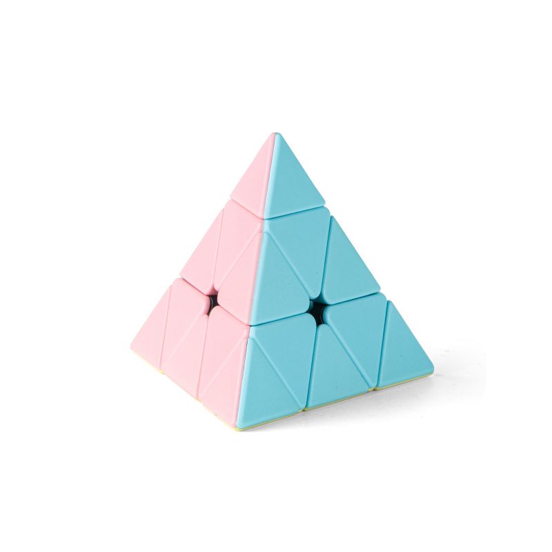 Fashion Macaron Pyramid Rubik's Cube Plastic Triangular Rubik's Cube