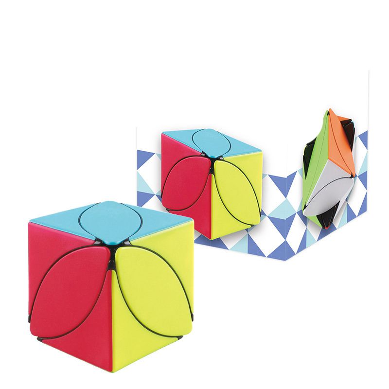 Fashion Maple Leaf Rubik's Cube Plastic Geometric Children's Rubik's Cube