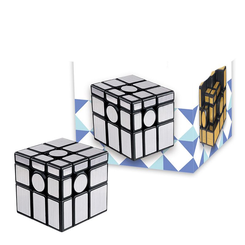 Fashion Mirror Cube [silver] Plastic Geometric Children's Rubik's Cube