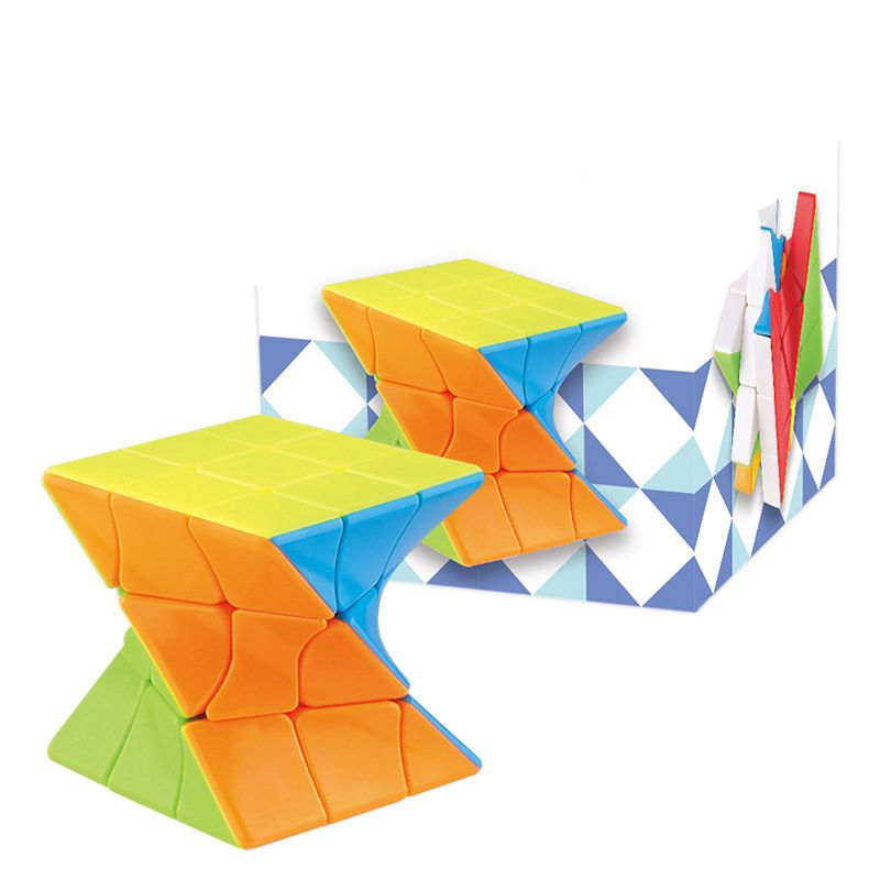 Fashion Level 3 Twisted Rubik's Cube Plastic Geometric Children's Rubik's Cube