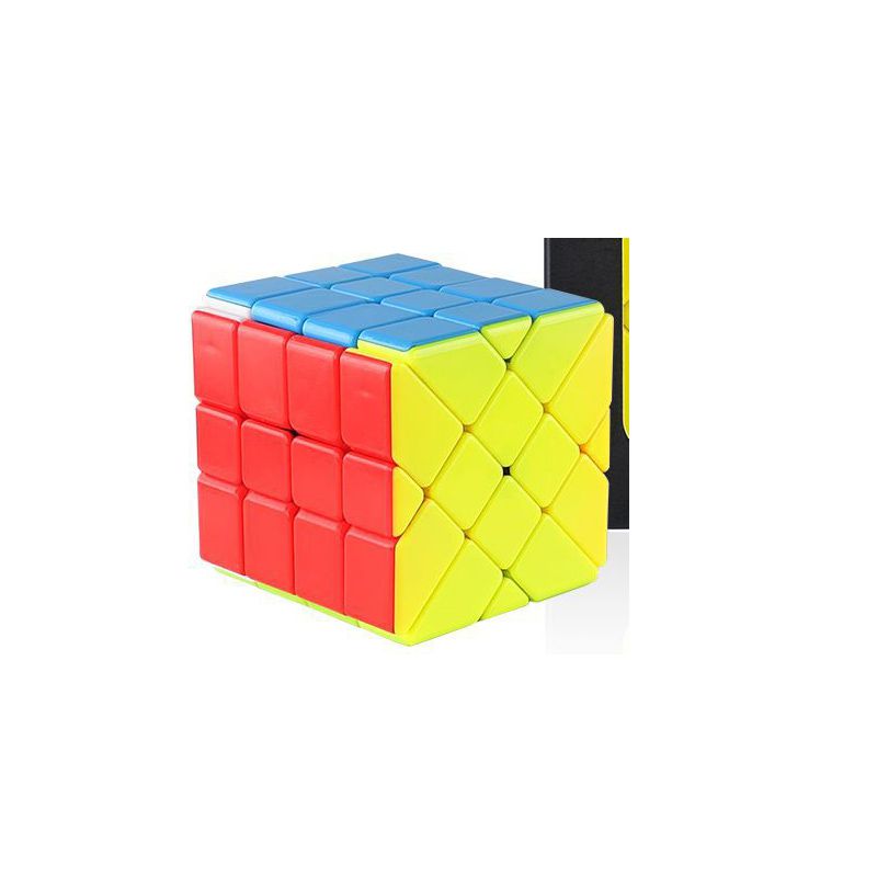 Fashion Level 4 Edge-moving Rubik's Cube Plastic Geometric Children's Rubik's Cube
