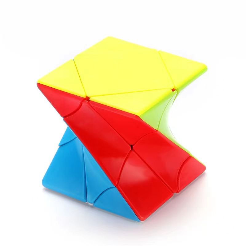 Fashion Oblique Twisted Rubik's Cube Plastic Geometry Children's Puzzle Rubik's Cube