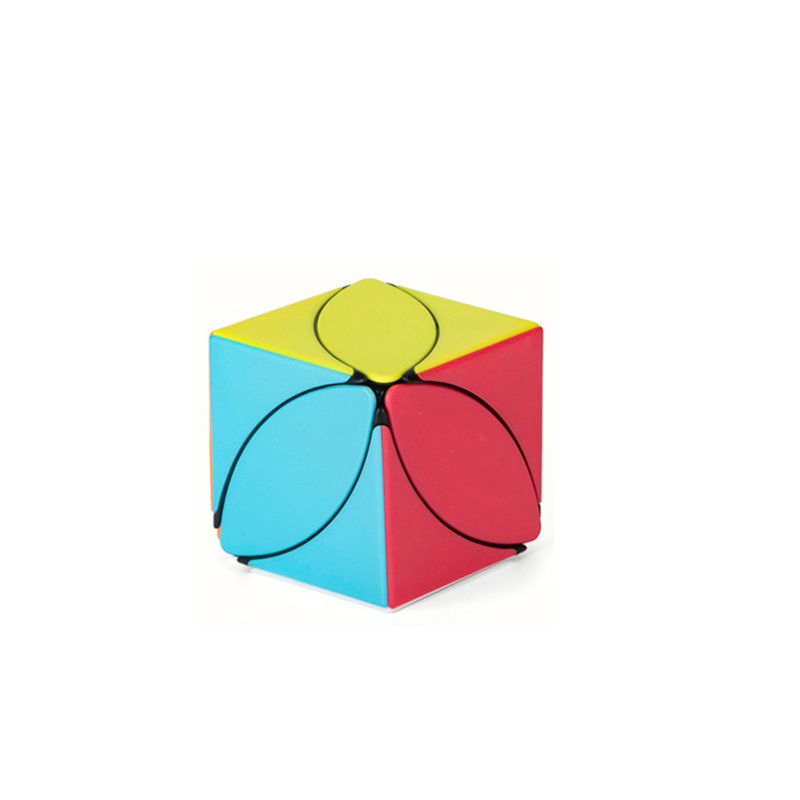 Fashion Maple Leaf Rubik's Cube Plastic Geometry Children's Puzzle Rubik's Cube