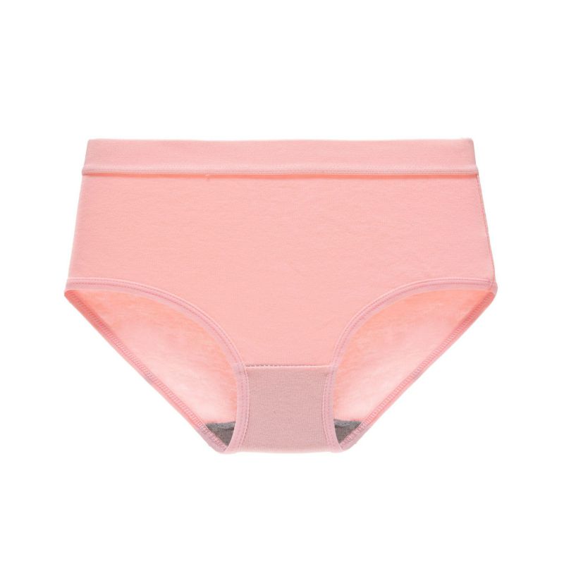Fashion Pink Beans Polyester Mid-rise Seamless Underwear
