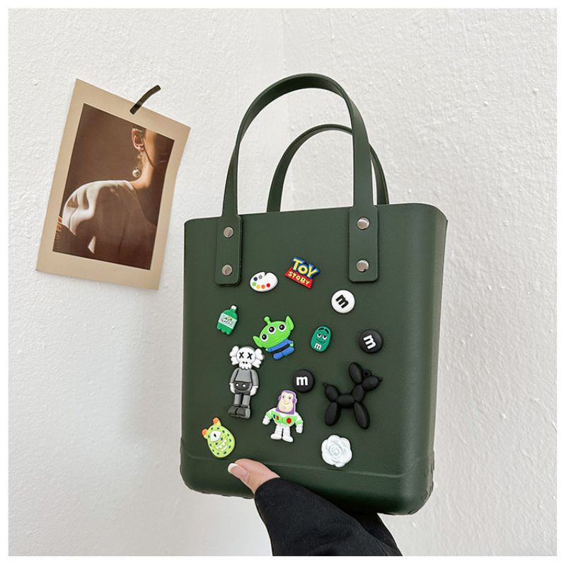 Fashion Green Eva Three-dimensional Cartoon Large Capacity Shoulder Bag