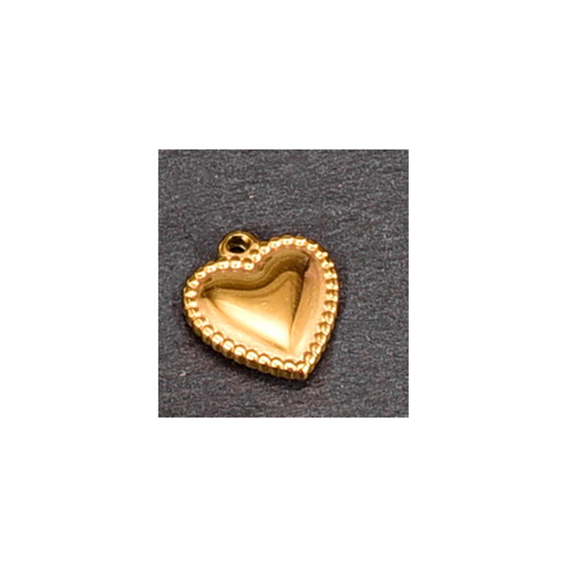 Fashion Curled Love-a Pendant Titanium Steel Gold-plated Love Pendant