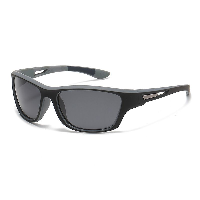 Fashion Upper Gray And Lower Black Gray Film C2 Pc Small Frame Sunglasses