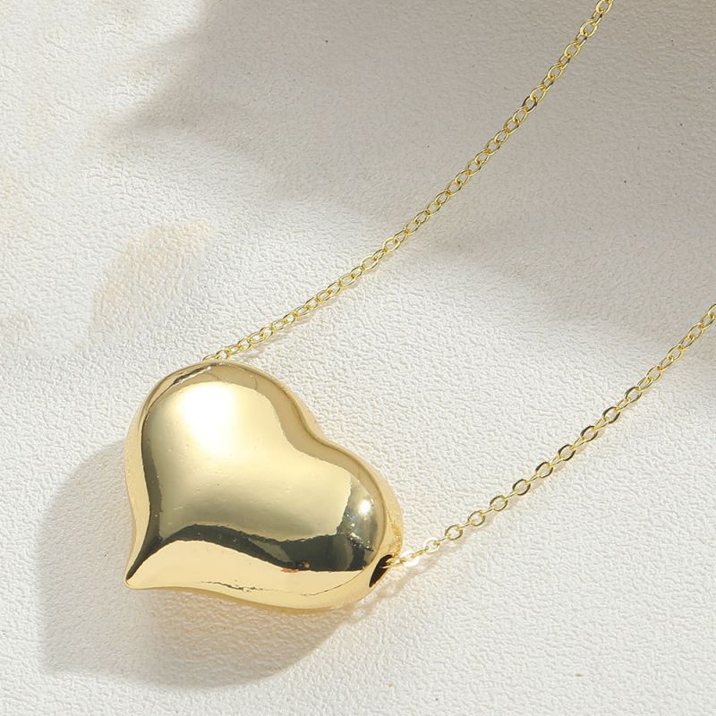 Fashion Love (gold) Copper Gold-plated Love Necklace