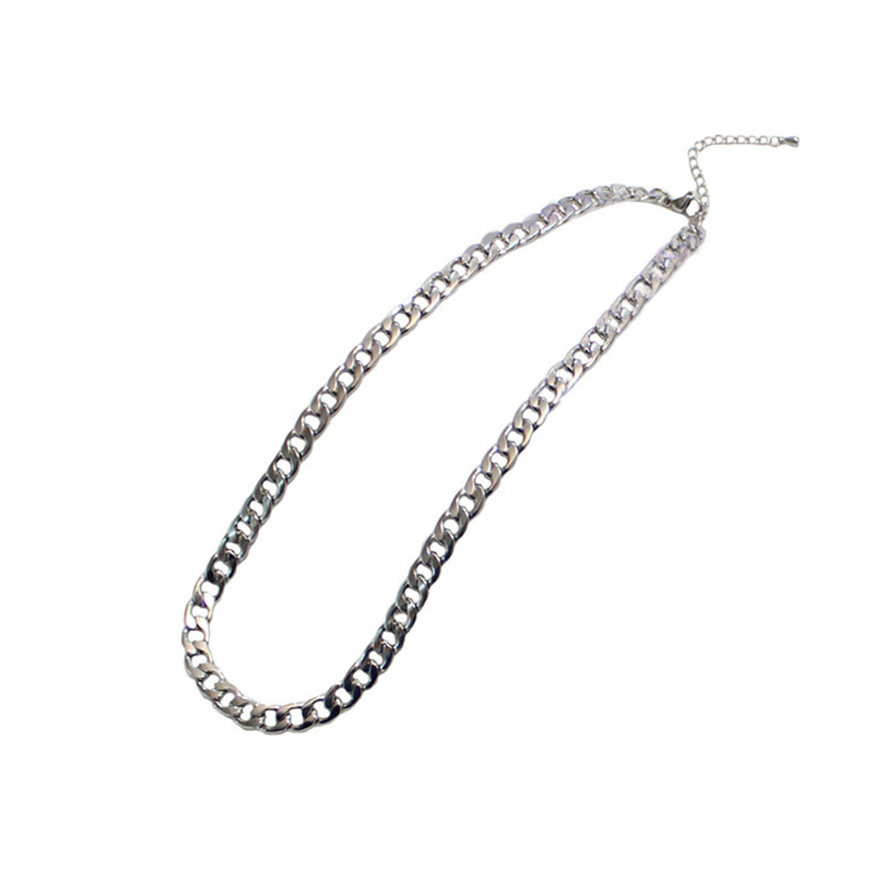 Fashion Stainless Steel Color Stainless Steel Geometric Chain Necklace