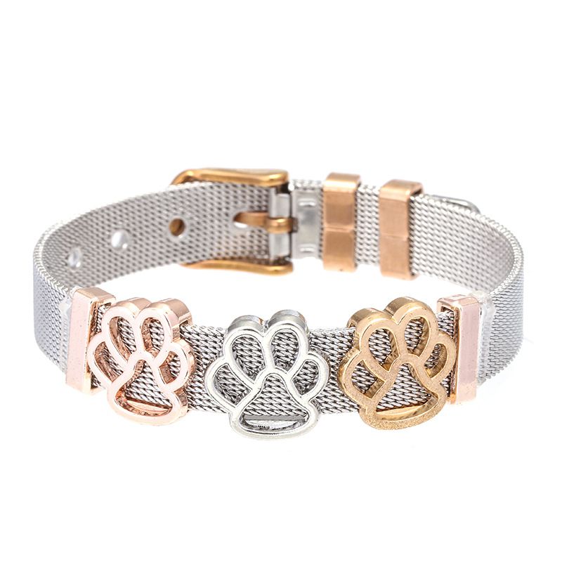 Fashion 15# Stainless Steel Geometric Strap Bracelet