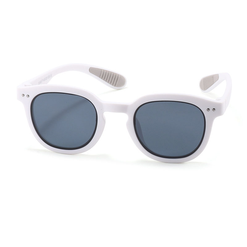 Fashion Shark White【pc Movie】 Tac Large Frame Children's Sunglasses