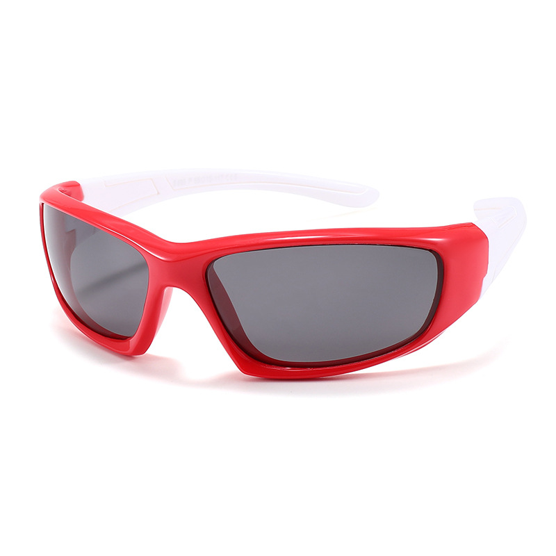 Fashion Red Frame White Legs-c6 Children's Small Frame Sunglasses